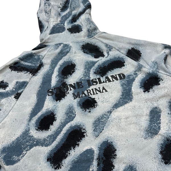 Stone Island 2022 Reef Camo Pullover Hoodie - Medium