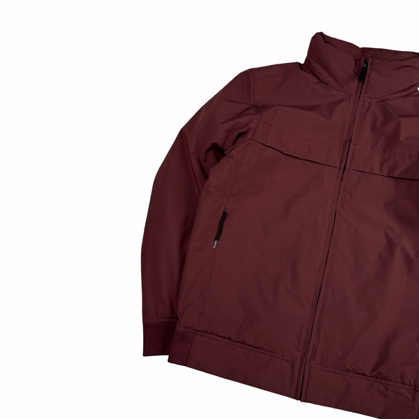 Stone Island 2019 Burgundy Soft Shell R Primaloft Jacket - Medium
