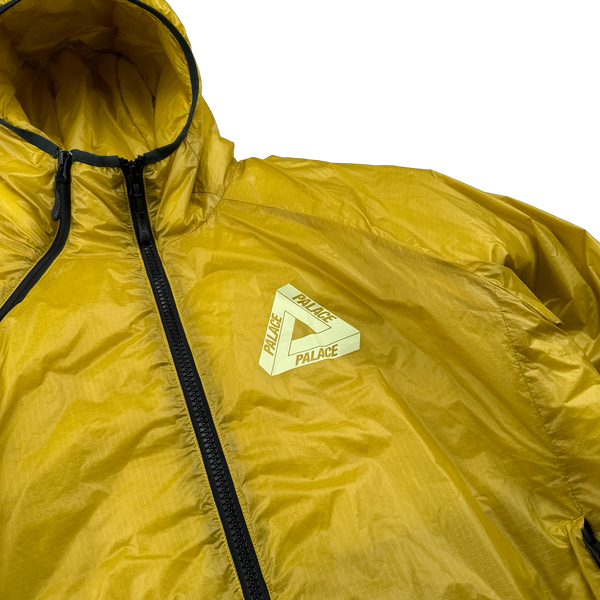 Palace Yellow Spellout Pertex Quantum Jacket - Medium