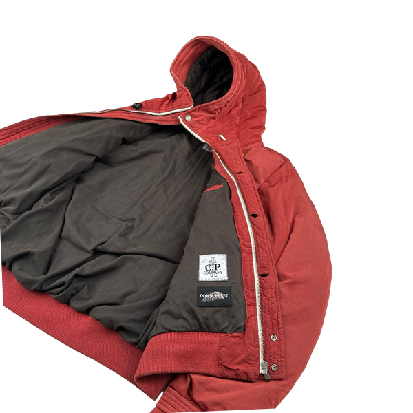 CP Company 2010 Red Chrome Down Filled Puffer Jacket - XL