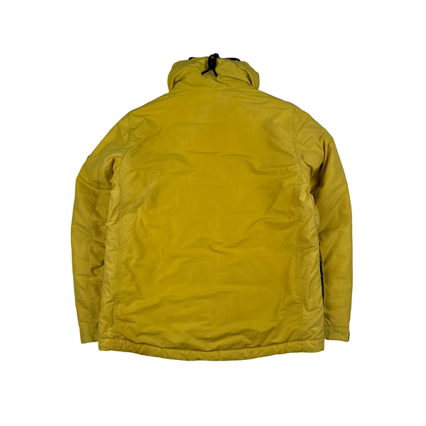 Stone Island 2018 Yellow Micro Reps Primaloft Lined Jacket - Large