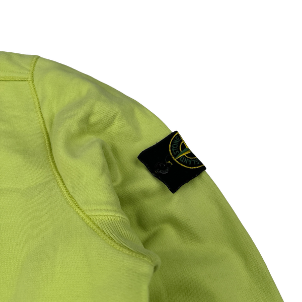 Stone Island 2019 Yellow Cotton Crewneck - Medium
