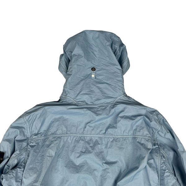 Stone Island 2013 Blue Membrana TC Hooded Jacket - 3XL