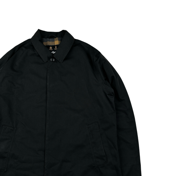 Barbour Loren Tartan Lined Long Jacket - Large