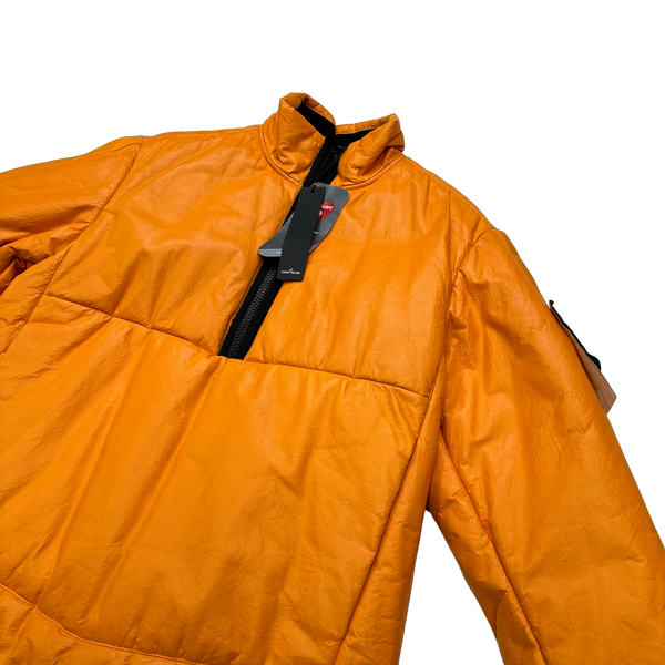 Stone Island 2017 Lightweight Leather Primaloft Lined Smock - Large