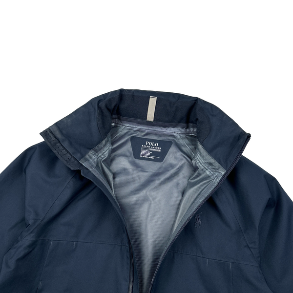 Ralph Lauren Performance Navy Smart Water Resistant Nylon Jacket - XS