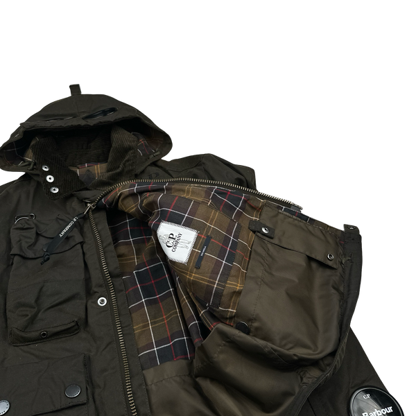 CP Company x Barbour Multi Pocket 500 Mille Waxed Jacket - XS