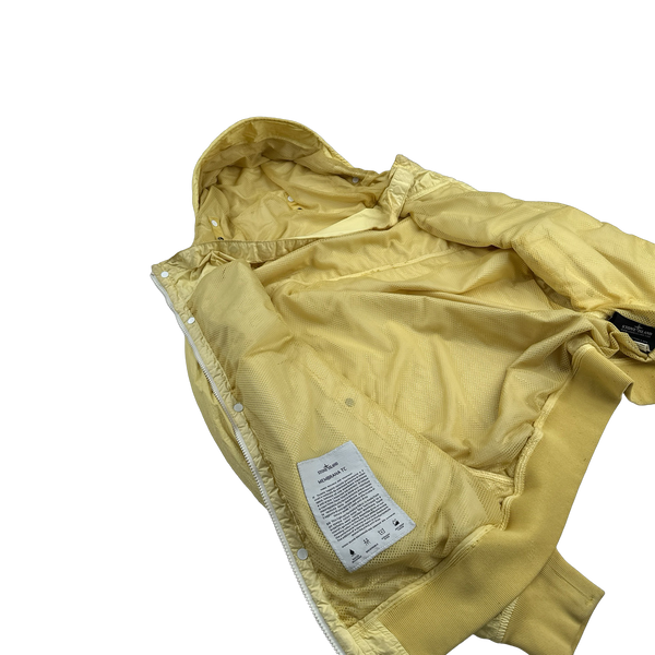 Stone Island 2013 Yellow Membrana TC Hooded Jacket - Medium