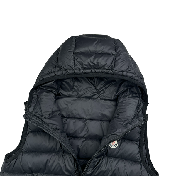 Moncler Doudoune Legere Black Hooded Gilet Jacket - Medium – Mat's