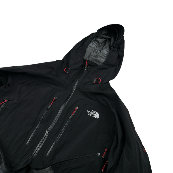North Face Black Summit Series Goretex Rain Jacket - XL