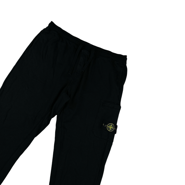 Stone Island 2024 Black Cotton Joggers - 3XL