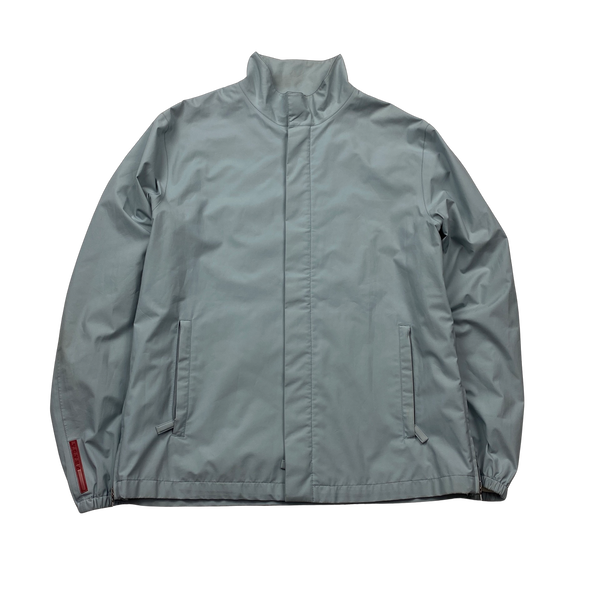 Prada Blue Goretex Harrington Jacket - XXL