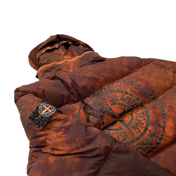Stone Island x Supreme Paintball Camo Crinkle Reps Puffer Jacket - Small