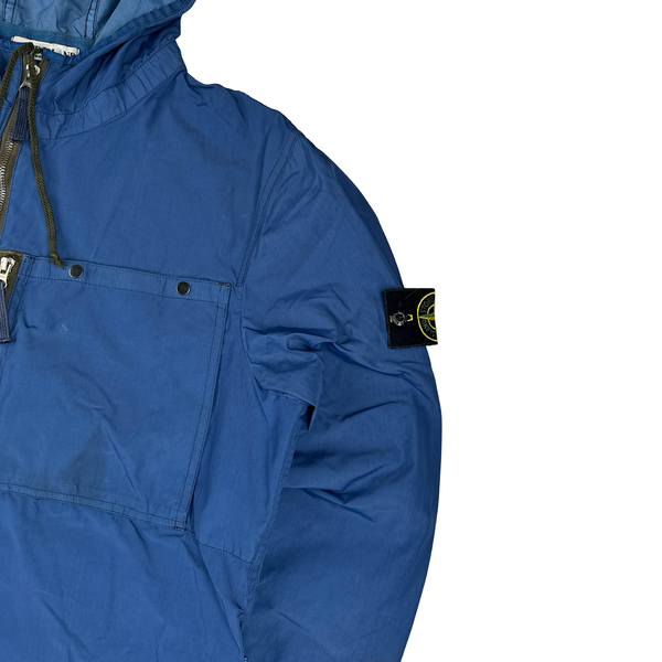 Stone Island 2010 Navy Resin Treated Nylon Jacket - Large