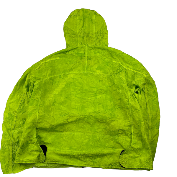 Stone Island Shadow Project 2022 Green Waffle Print Econyl Nylon Metal Jacket - XXL