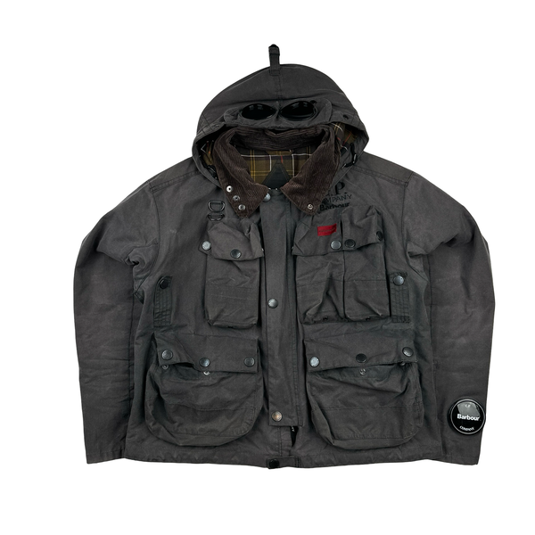 CP Company x Barbour Multi Pocket 500 Mille Waxed Jacket  XS