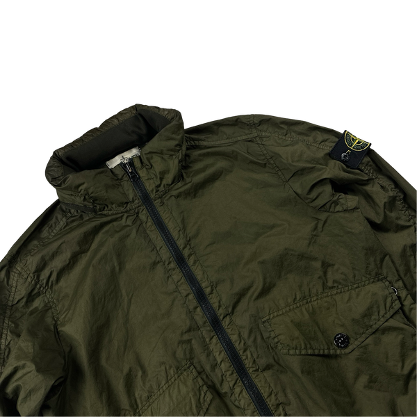 Stone Island 2017 Khaki Membrana 3L TC Jacket - Medium