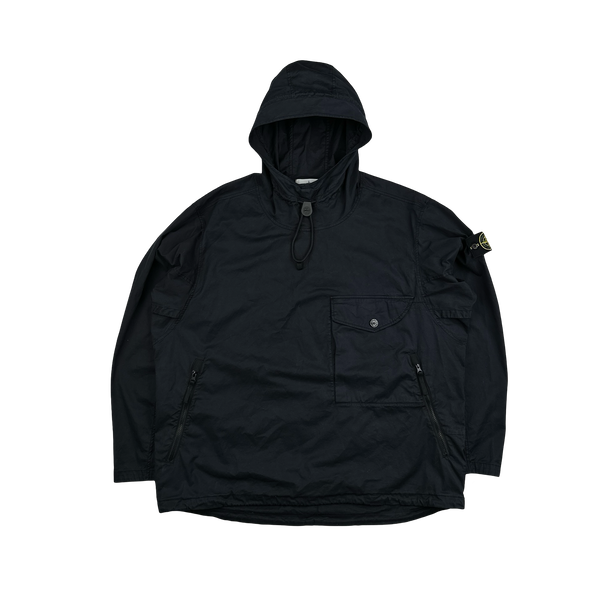 Stone Island 2022 Navy Heavyweight Cotton Smock - XL