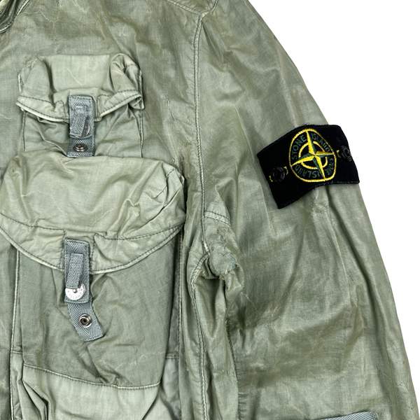 Stone Island 2009 Pale Green Multipocket Raso Jacket - Large