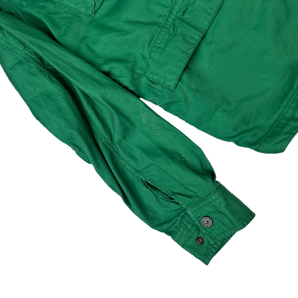 Stone Island 2013 Green Multipocket Cotton Shirt - Medium