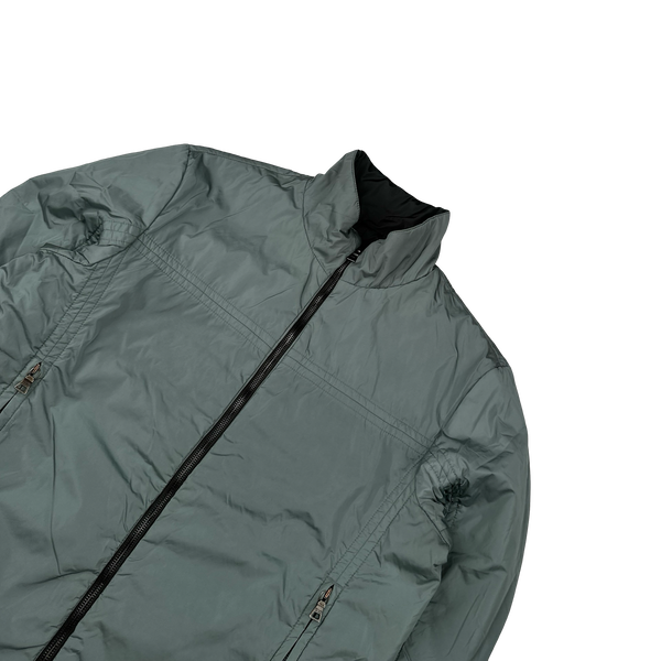 Prada Charcoal/Grey Reversible Jacket - Medium