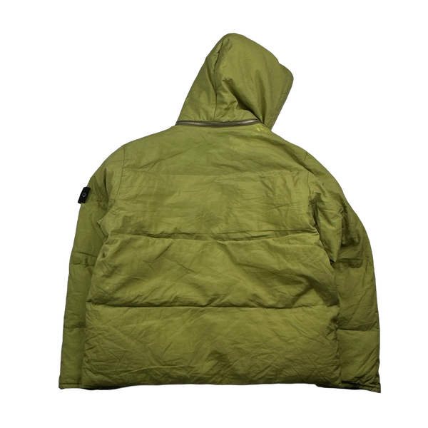 Stone Island AW2000 Hooded Green Pure Metal Shell - XL