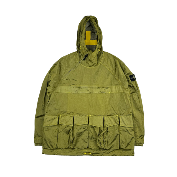 Stone Island 2023 Green Nylon Metal Watro TC Pullover Smock - XL