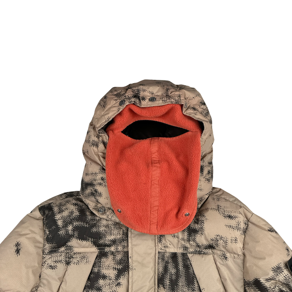 Stone Island 2024 Ice Earth Mapping Camouflage Down Jacket - Large