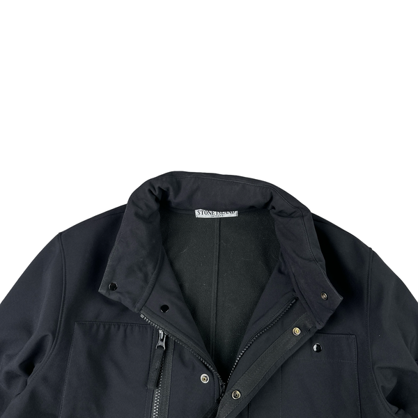 Stone Island 2011 Black Soft Shell R Jacket - Medium