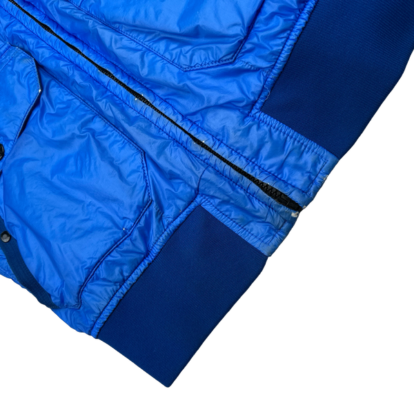 Stone Island 2011 Blue Tyveck Micro Rip Stop Bomber Jacket - Large
