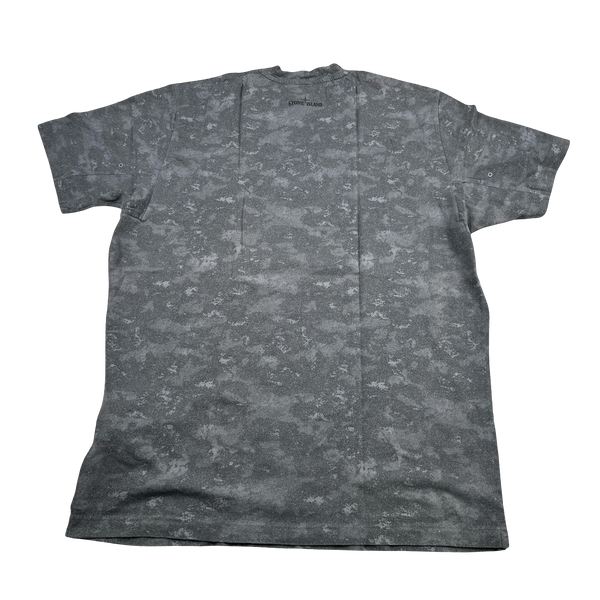 Stone Island 2016 Grey Camo Cotton T Shirt - XL