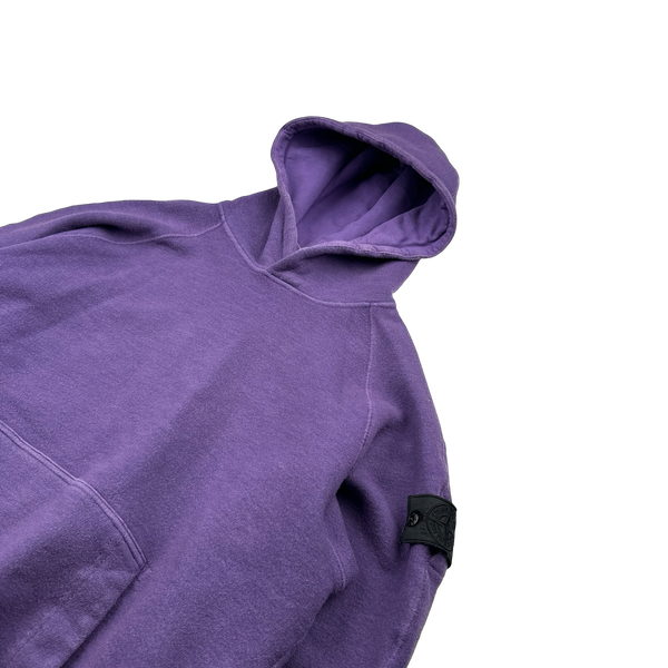 Stone Island 2021 Purple Wool Shadow Project Hoodie - XL