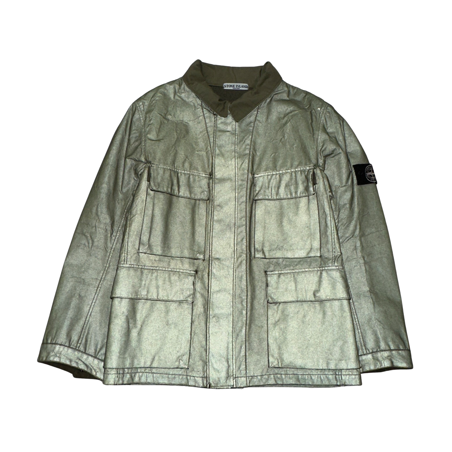 Stone island antiqued reflective sale