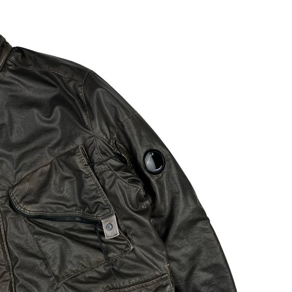 CP Company Brown Nyber Jacket - Large