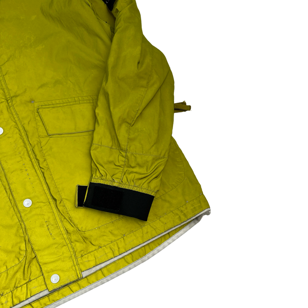Stone Island 2011 Yellow Liquid Reflective Jacket - XL