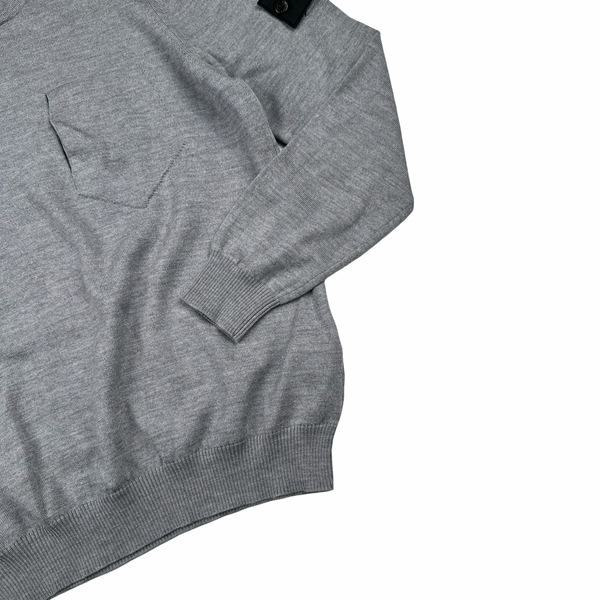 Stone Island 2020 Shadow Project Grey Knit Jumper - Medium