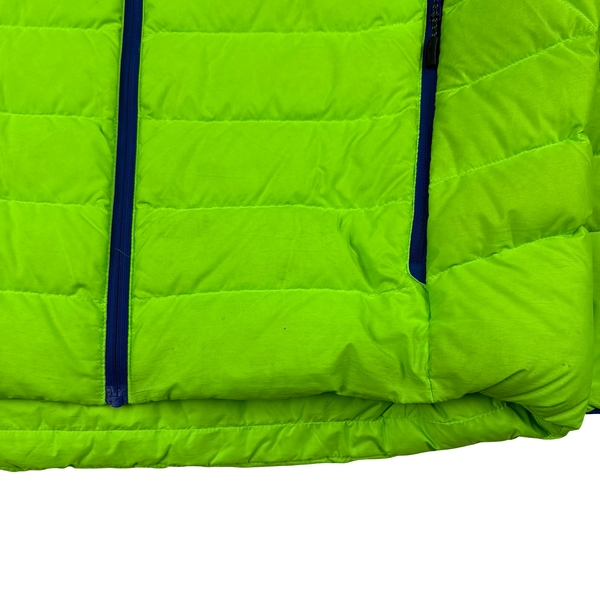 Ralph Lauren Performance Neon Green Down Filled Puffer Jacket - Large