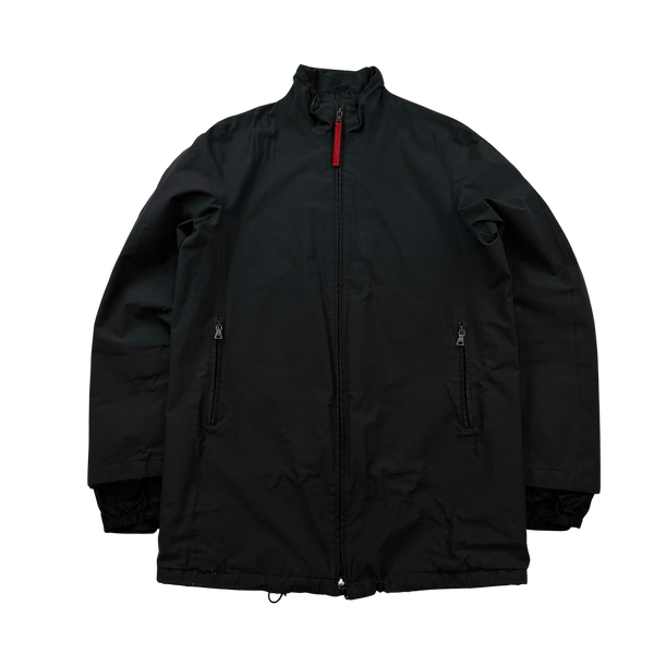 Prada Grey Goretex Long Jacket - Large