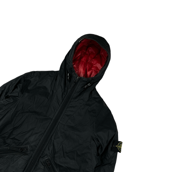 Stone Island 2009 Black Down Filled Puffer Jacket - Small