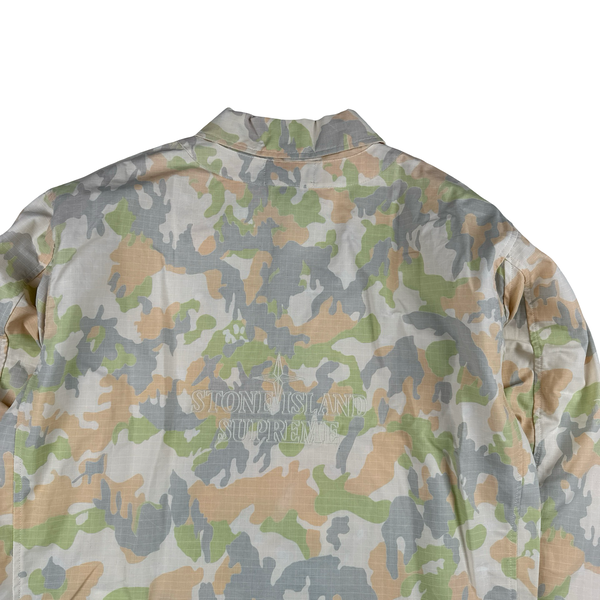 Supreme X Stone Island Reactive Ice Camo Ripstop Jacket - Medium