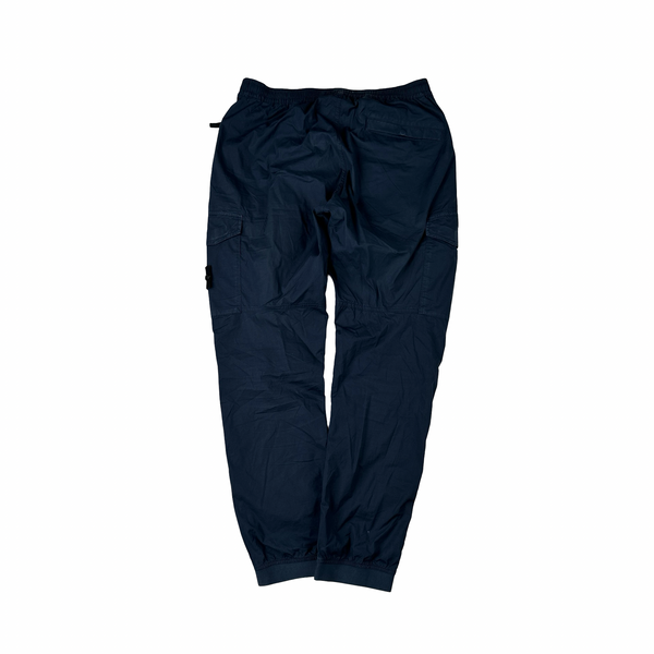 Stone Island 2020 RE T Navy Cargo Trousers - 32"