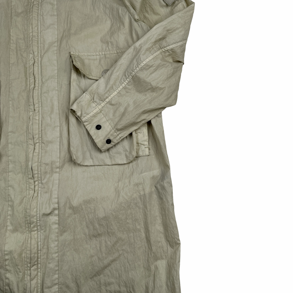 Stone Island 2019 50 Fili Resinata Ghost Parka Jacket - Small