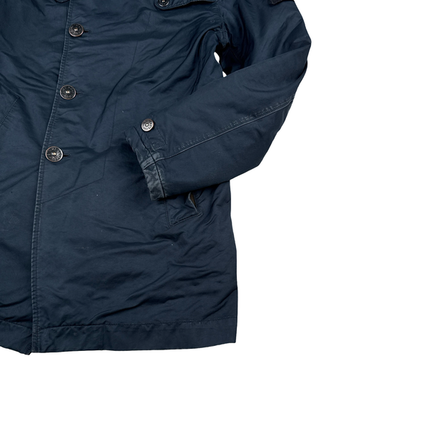 Stone Island 2011 David OVD Quilted Trench Coat - Medium