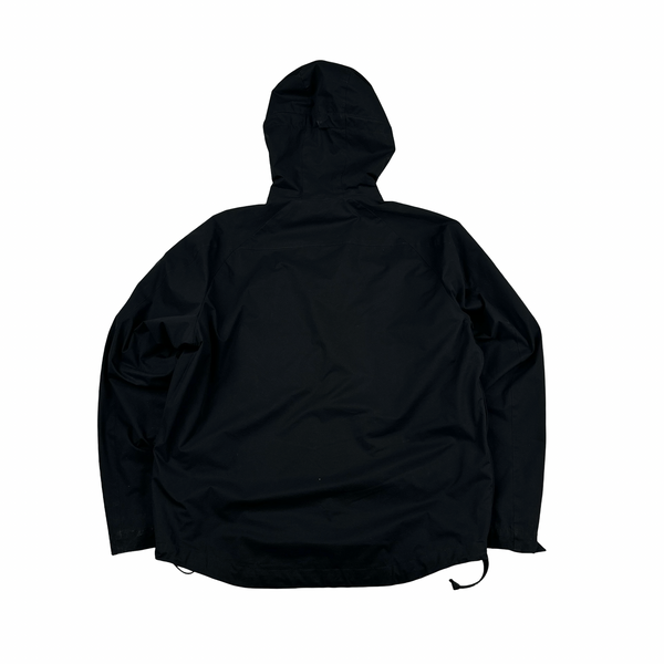 CP Company Black Pro Tek Lightweight Hooded Pullover Jacket - Large