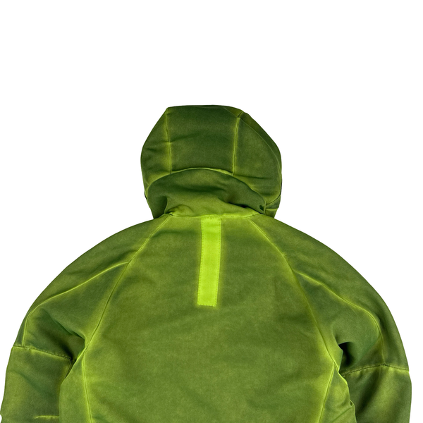 CP Company Green Eclipse Zipped Softshell Goggle Jacket - Medium