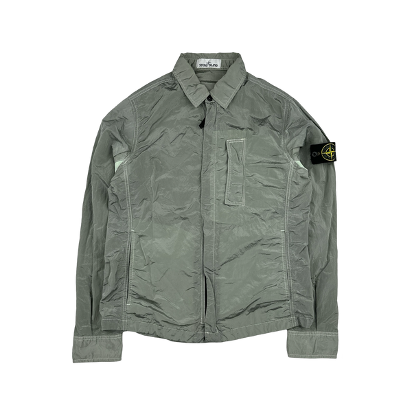 Stone Island 2018 Mint Nylon Metal Overshirt - Medium