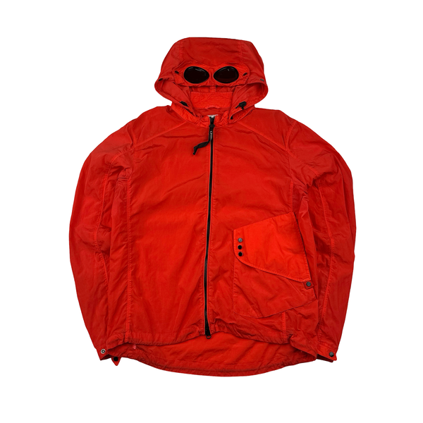 CP Company Red Chrome Goggle Jacket - Medium