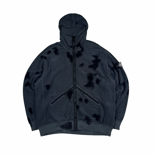 Stone Island 2023 Hand Coloured Cotton Pile Special Process Hoodie - XXL