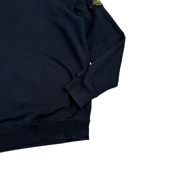 Stone Island 2021 Navy Cotton Crewneck - XL