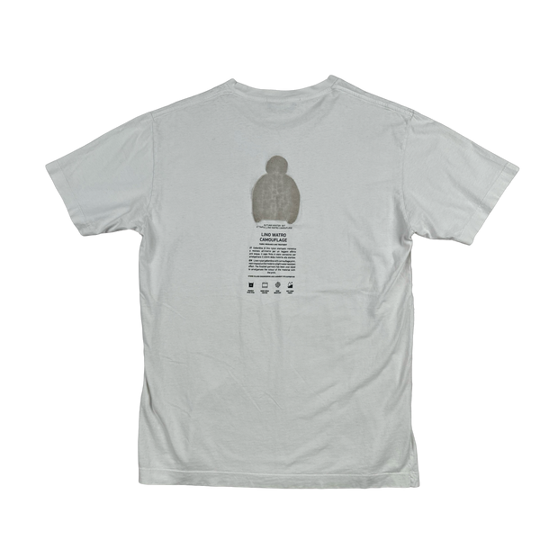 Stone Island 2023 White Archivio Lino Watro Printed T-Shirt - Large